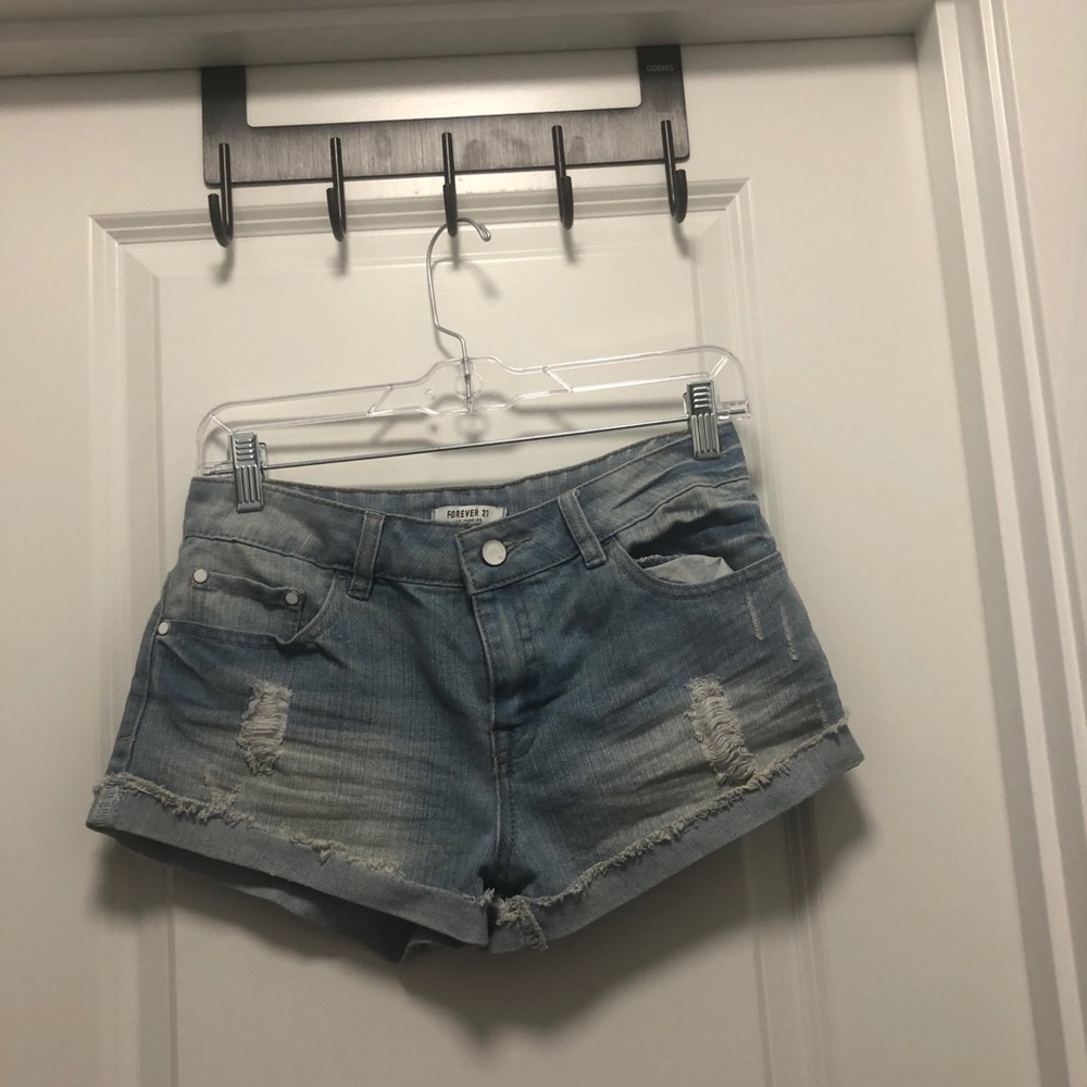 Forever 21 denim shorts